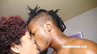 African-American teen couple explores their sexuality in steamy video