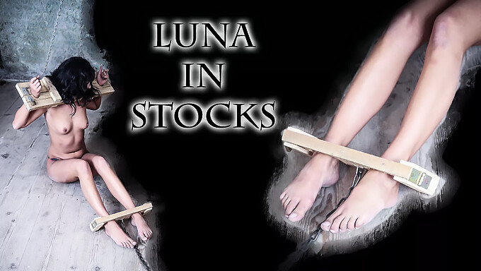 Luna's BDSM punishment in bondage and stockings